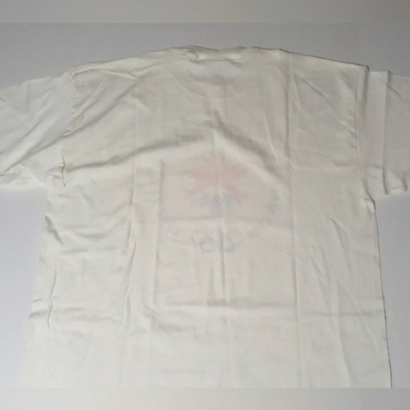 Vintage Men's Olympic Winter Games Salt Lake 2002 White Tshirt - Picture 7 of 11
